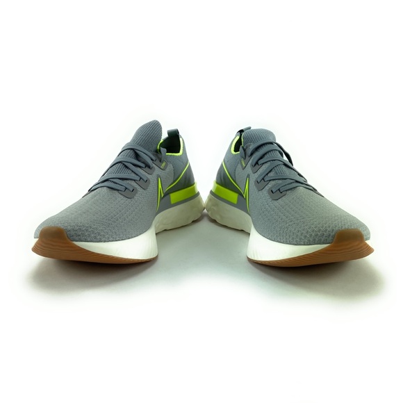 Nike Men's React Infinity Run Flyknit Grey Volt Running Shoes CD4371-008 Size 14 - Picture 7 of 10